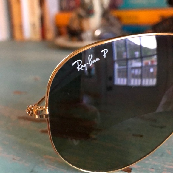 Polarized Ray Ban aviators - Picture 3 of 8
